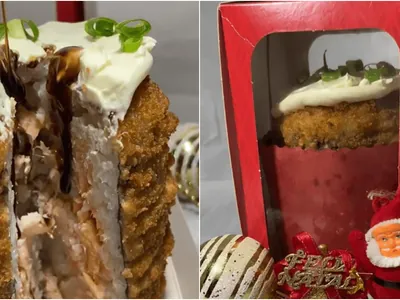 Você comeria? Panetone de sushi é a nova polêmica gastronômica do Natal