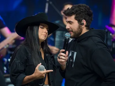 Gustavo Mioto nega foto com Ana Castela e web reage: 'Não supera o chute'