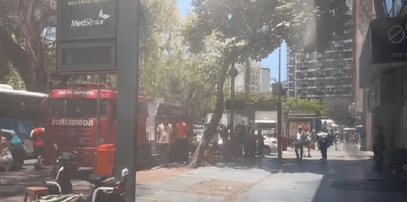 Aumento na carga de energia pode ter provoca de incêndio no Largo do Machado