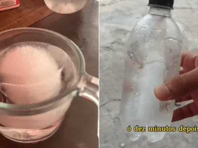 Água ponto: trend do TikTok ensina a fazer a água gelada perfeita