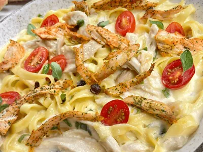 Fettuccine de peru | Band Receitas