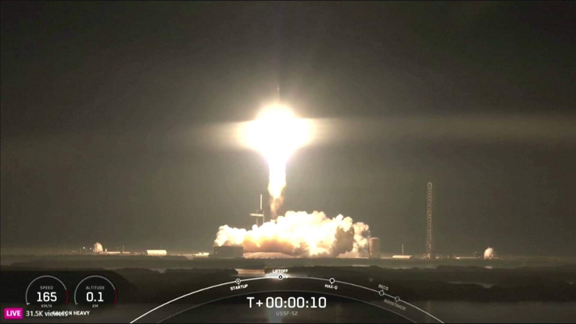 Veja o lançamento de avião militar ultrassecreto dos EUA pela SpaceX