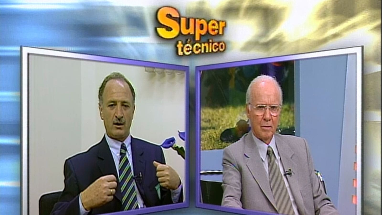 Zagallo era presença certa no programa “SuperTécnico”, na Band