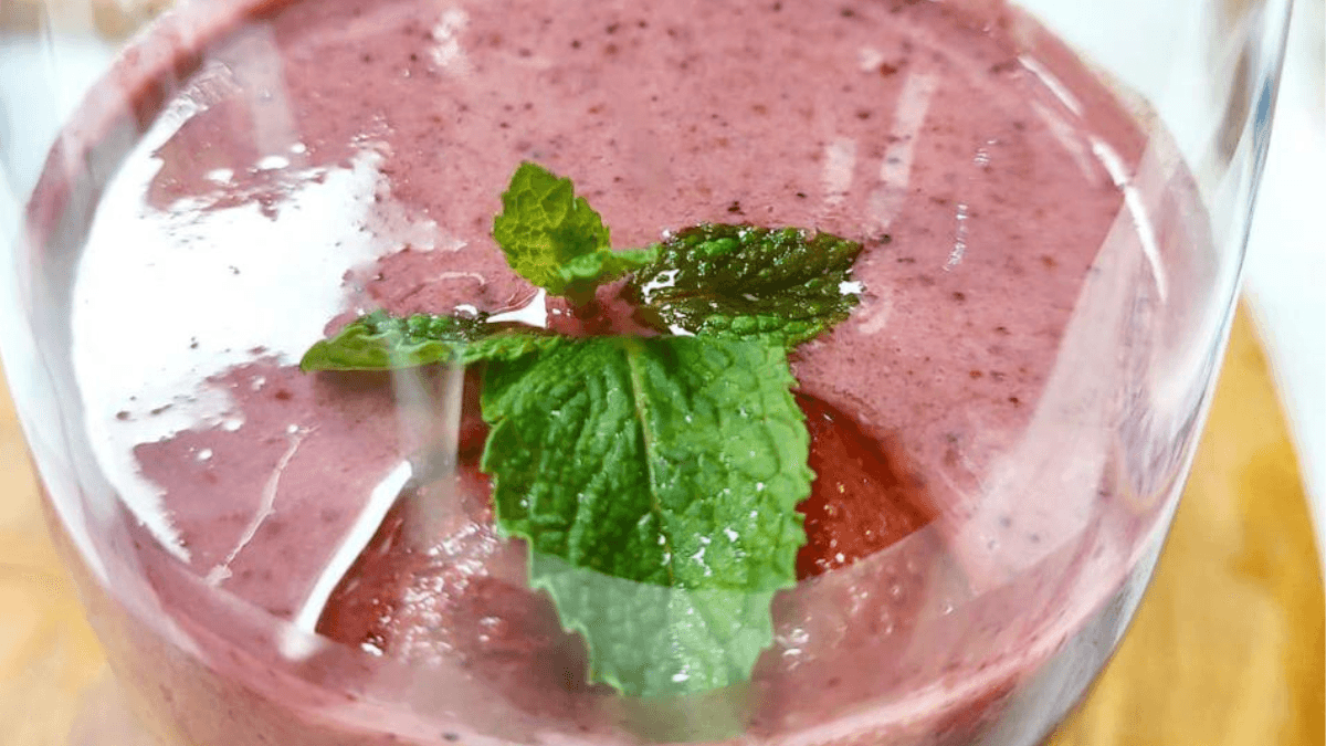Smoothie de frutas vermelhas | Band Receitas