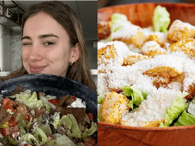 Balde de salada é nova trend do TikTok; aprenda a fazer
