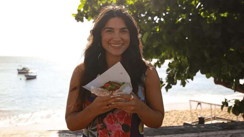 Pâmela Lucciola em Salvador (Foto: Reprodução/Instagram @pamlucciola)
