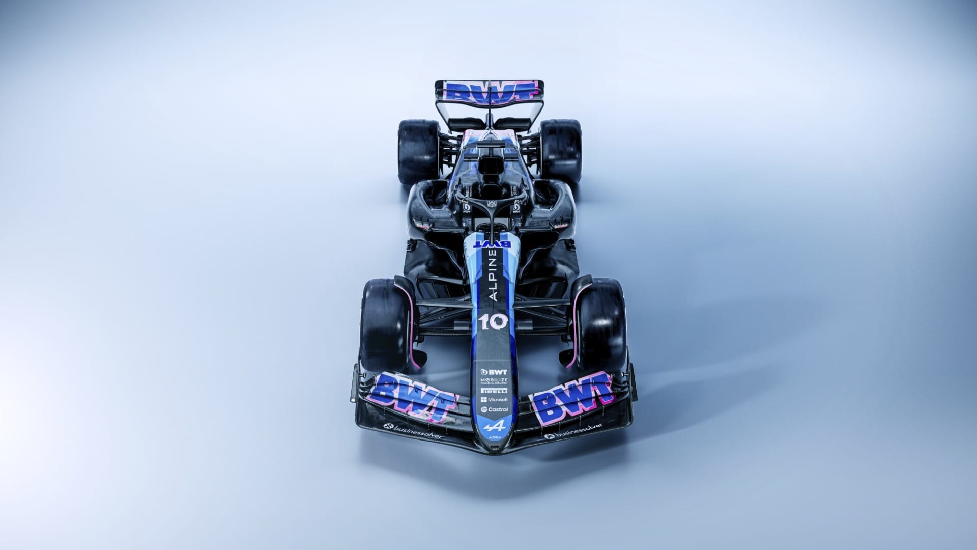 Alpine reforça aposta em carro sem tinta e apresenta novo visual da F1 para 2024