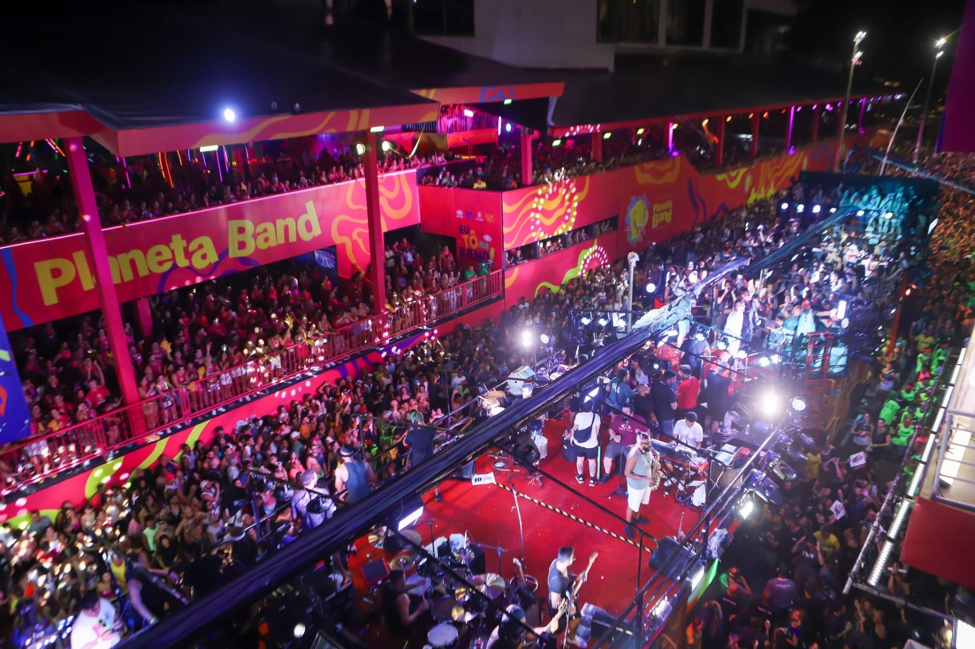 Veja detalhes do estúdio do Band Folia 2025 em Salvador