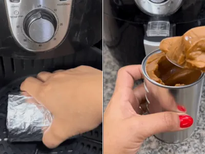 Influenciadora faz doce de leite na air fryer e enlouquece a internet