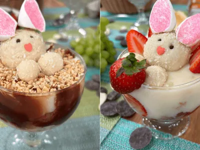 Sobremesa de Páscoa: aprenda a fazer doce com formato de coelhinho