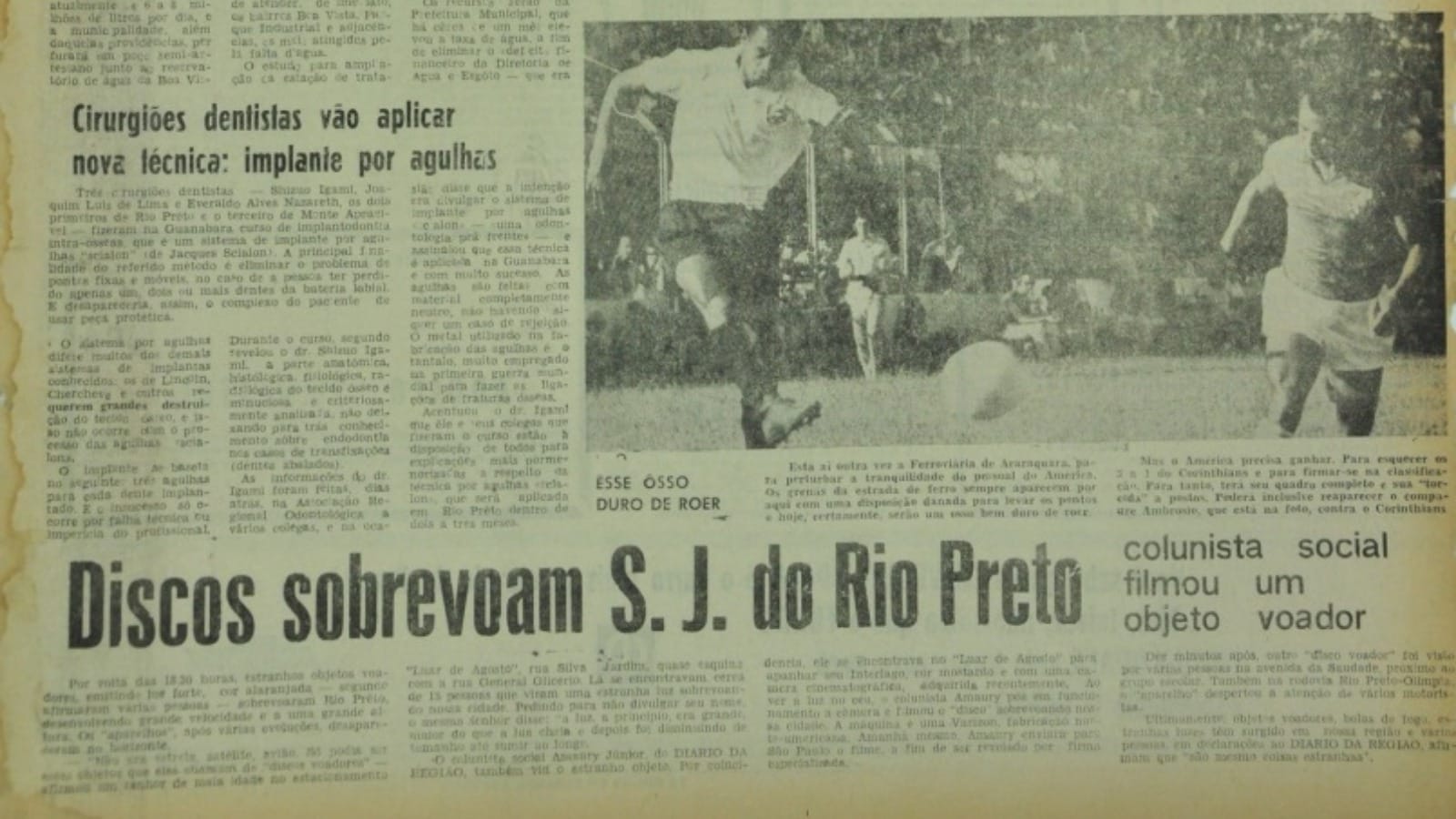 Testemunho de Amaury Jr. foi primeira oágina no Diário da Região (Imagem: Reprodução)