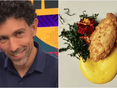 Bolinho de arroz perfeito é a entradinha preferida de Rodrigo Oliveira