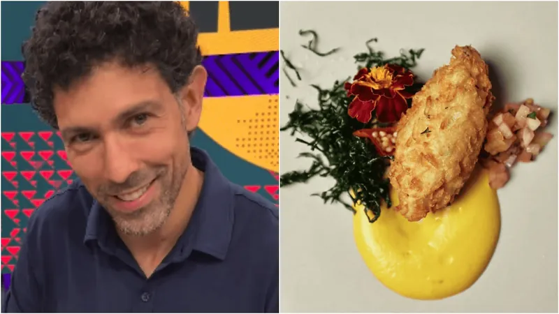 Bolinho de arroz perfeito é a entradinha preferida de Rodrigo Oliveira