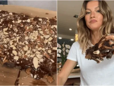 Páscoa: aprenda a fazer barra de chocolate saudável da Gisele Bündchen
