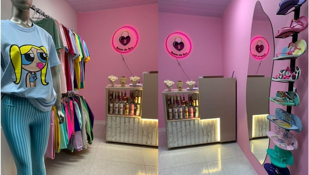 Loja física do Bazar da Bez (Reprodução/ Instagram)