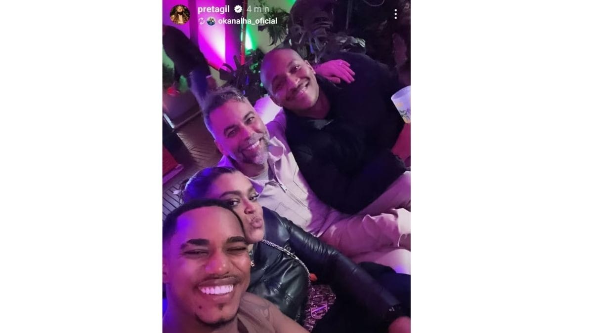 : Preta Gil repostou os stories do cantor. Reprodução/Instagram