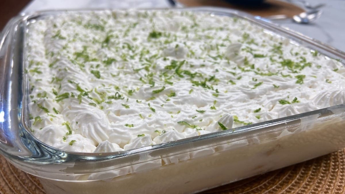 Pavê de limão com chocolate branco | Band Receitas