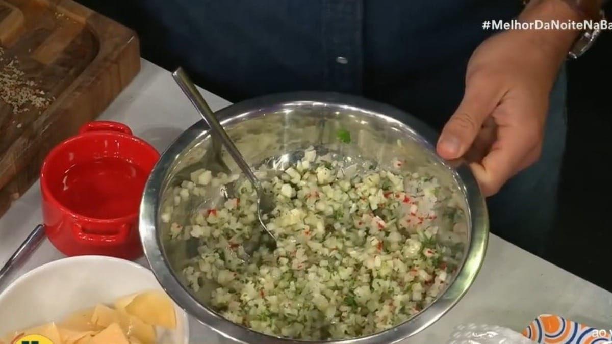 Vinagrete de abacaxi | Band Receitas