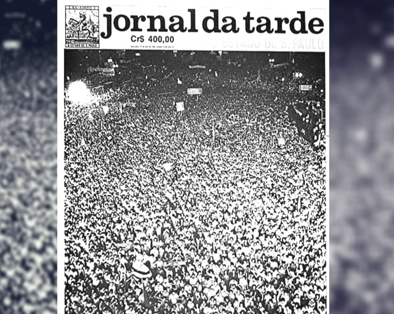 Jornal da Tarde pôs passeata das Diretas Já na capa