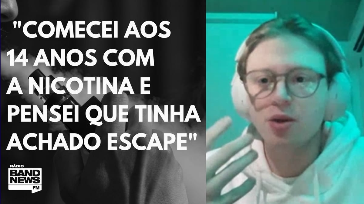 #SEMNICOTINA: O que é o movimento feito por Foganoli que está bombando no TikTok