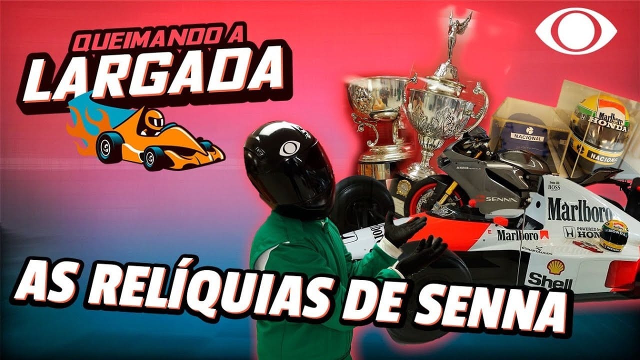 Queimando a Largada tem raro acesso às relíquias de Ayrton Senna