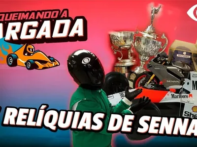 Queimando a Largada tem raro acesso às relíquias de Ayrton Senna