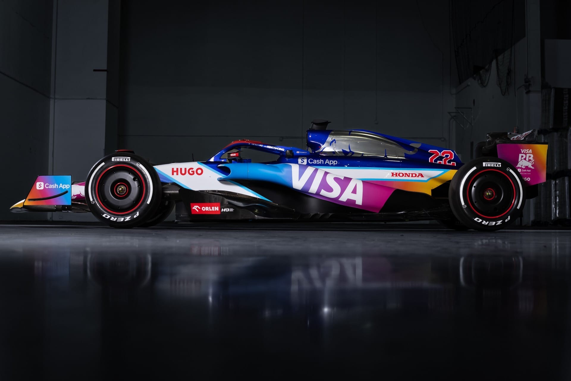 GP de Miami: Carros da Racing Bulls ganham visual 'camaleão'