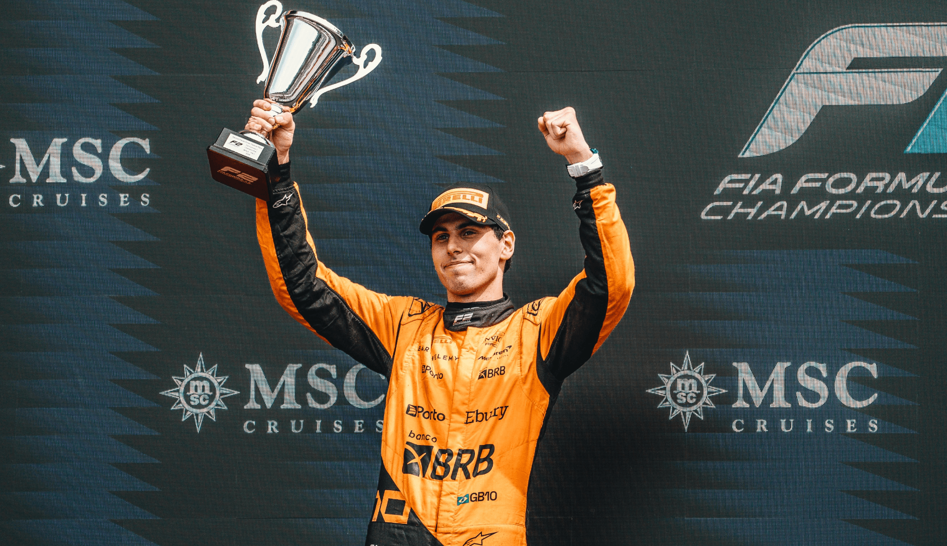Bortoleto conquista primeiro pódio de 2024 com segundo lugar em Imola