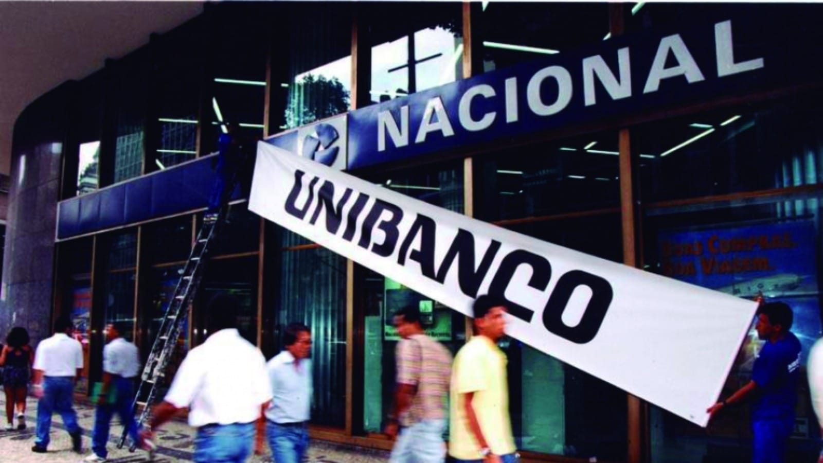 Unibanco adquiriu parte do Nacional em 1995 (Imagem: Sindicato dos bancários do RJ/Arquivo)