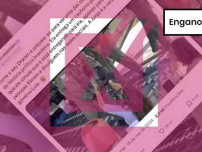 Janja não combinou cena com militar para divulgar vídeo de cachorro na internet