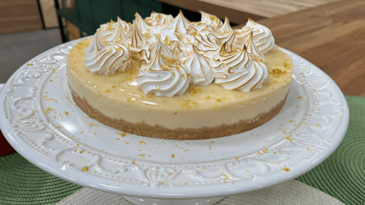 Torta de limão siciliano | Band Receitas