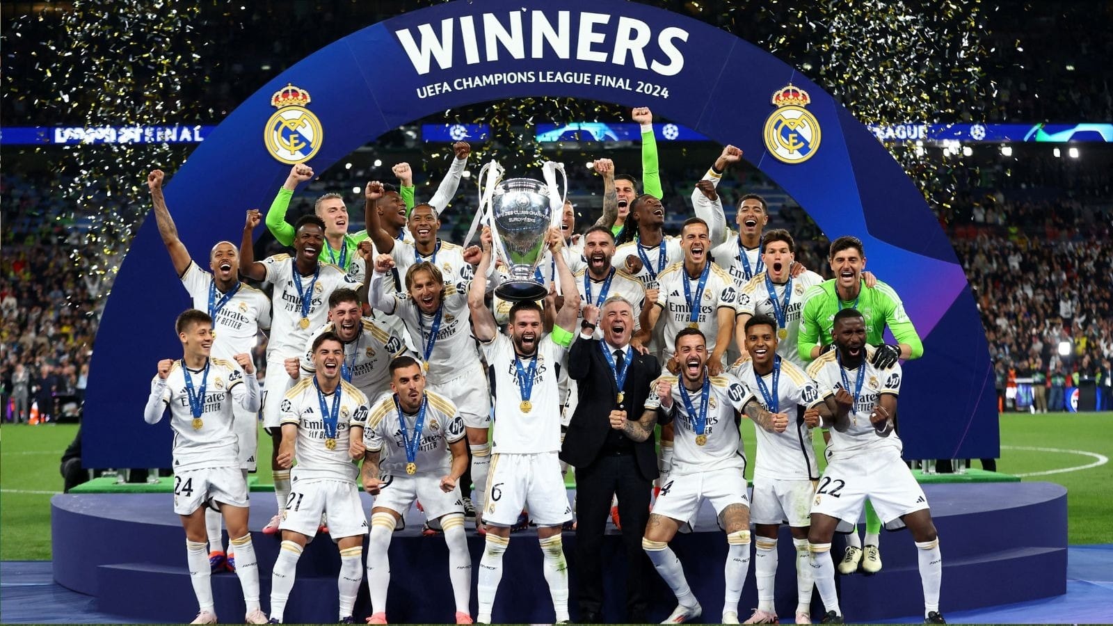 Real Madrid conquista a Champions League pela 15ª vez