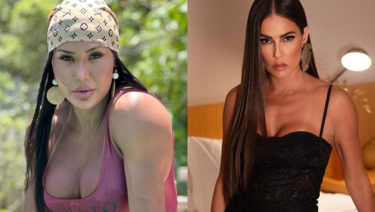 Gracyanne Barbosa recebe cantada de atriz e web aponta Deborah Secco