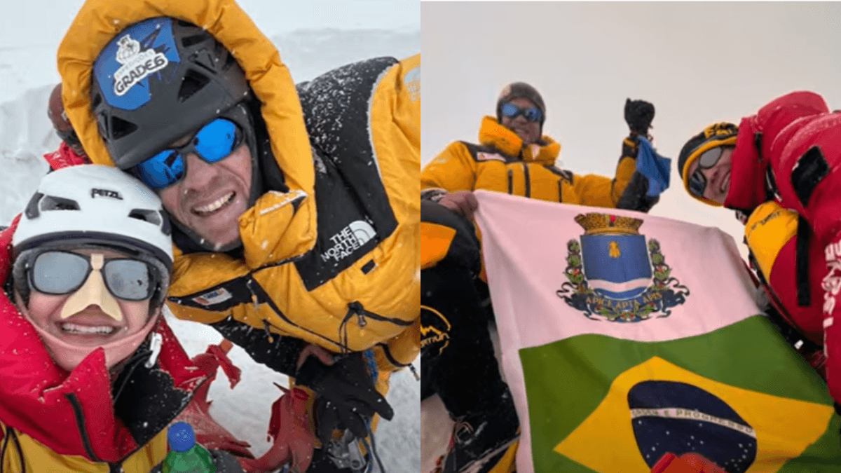 Casal brasileiro sobe Everest e Lhotse em 24h e celebra após dificuldades: "Isso fortaleceu o nosso relacionamento"