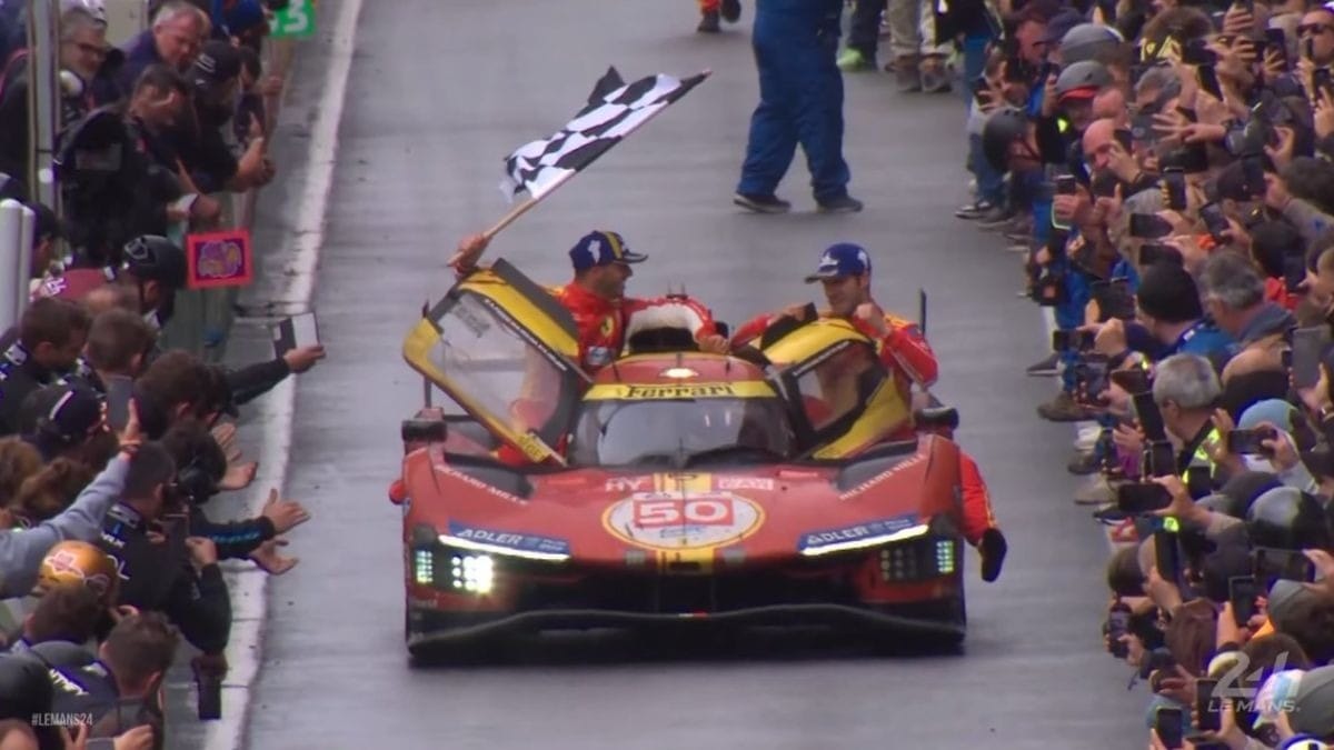 Ferrari vence as 24 Horas de Le Mans pelo 2º ano consecutivo