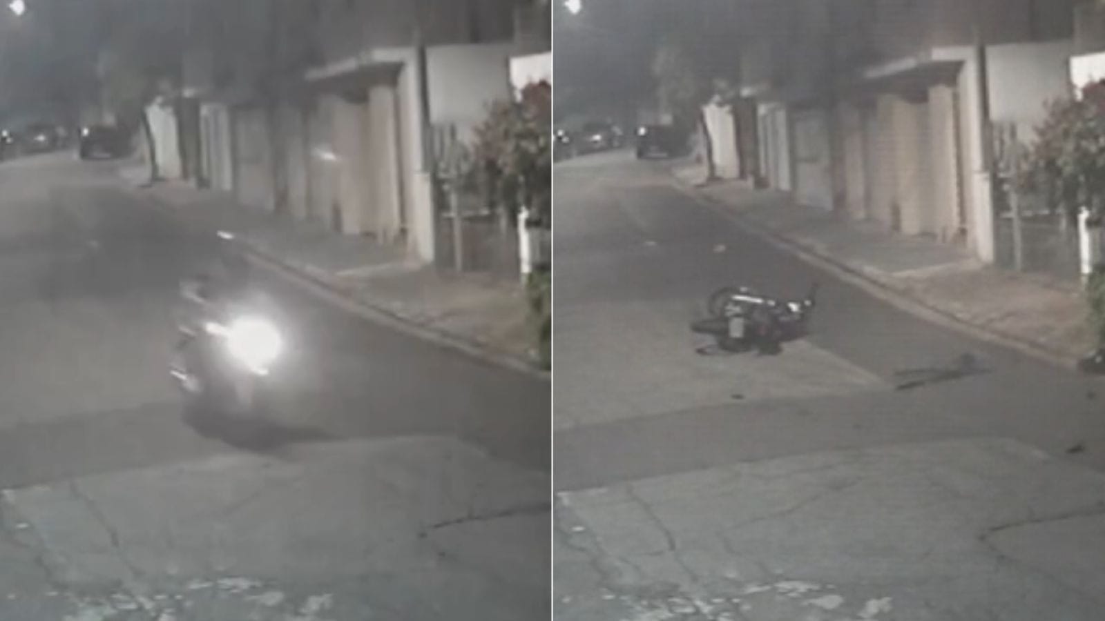 Vídeo: motorista atropela motociclista e foge a pé sem prestar socorro em SP