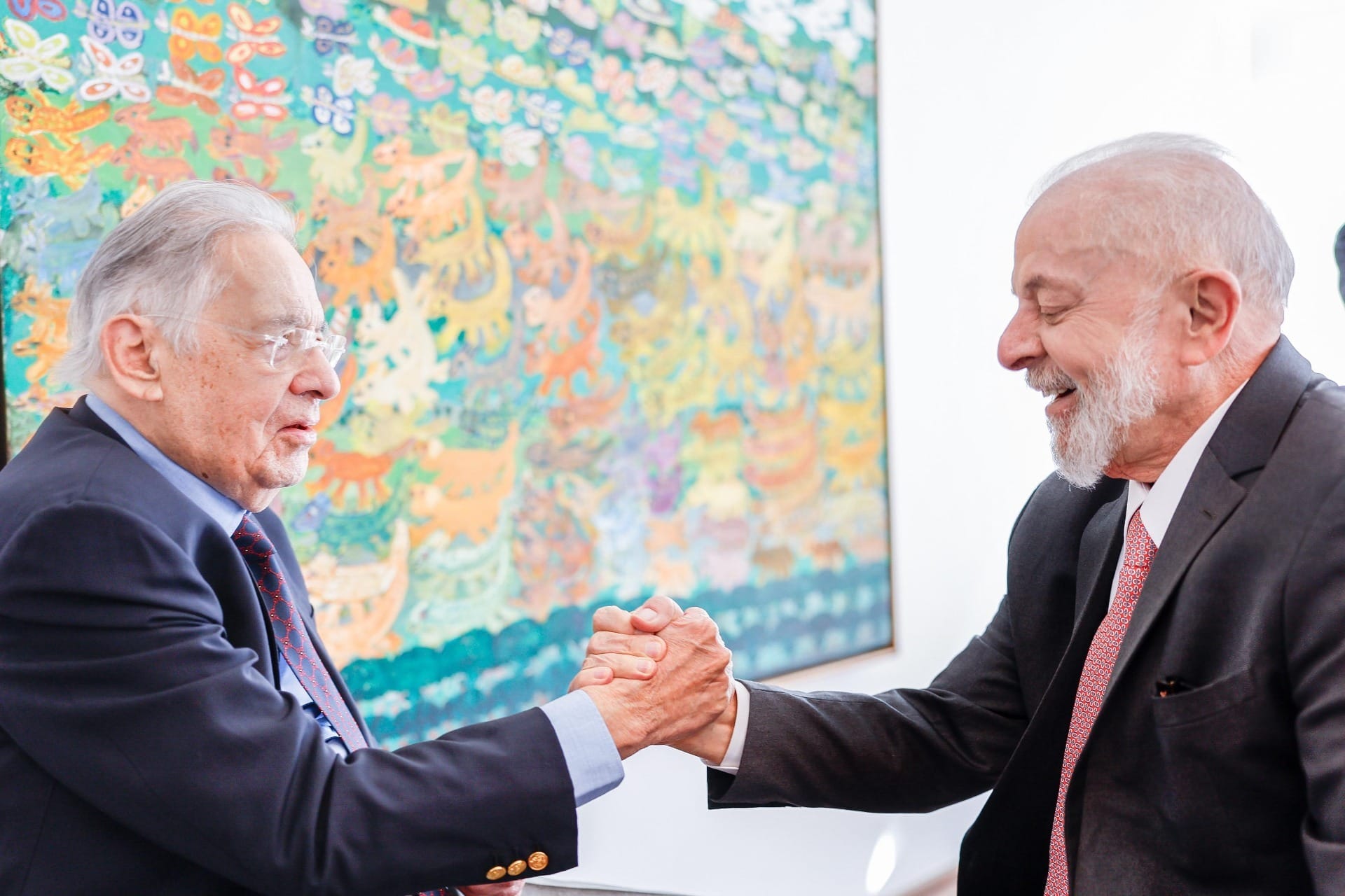 Lula visita ex-presidente Fernando Henrique Cardoso em São Paulo