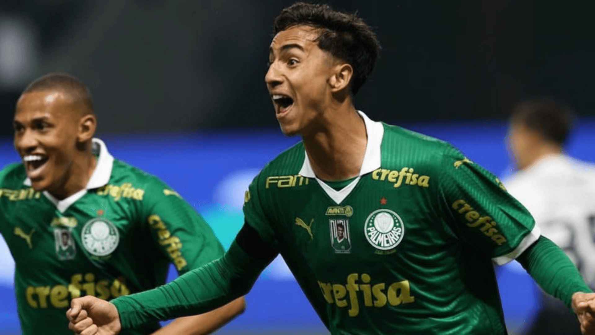 Joseense Vitor Reis estreia como titular e marca primeiro gol pelo Palmeiras