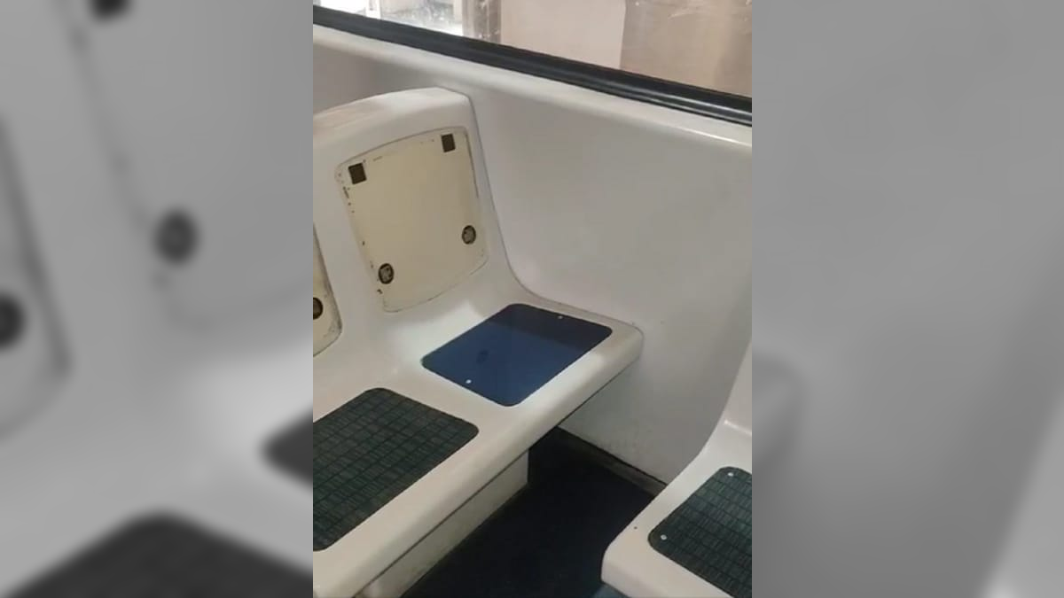 Após furtos, SuperVia vai trocar assentos estofados por chapas de acrílico