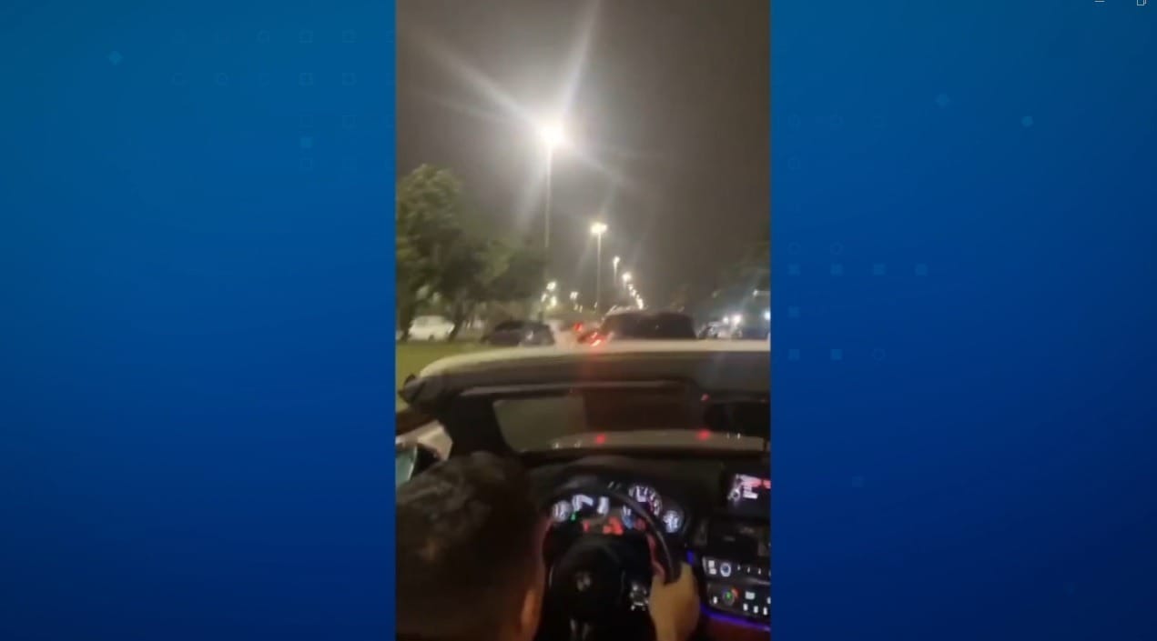Vídeo mostra influencer em alta velocidade antes da morte de recém-casado no RJ