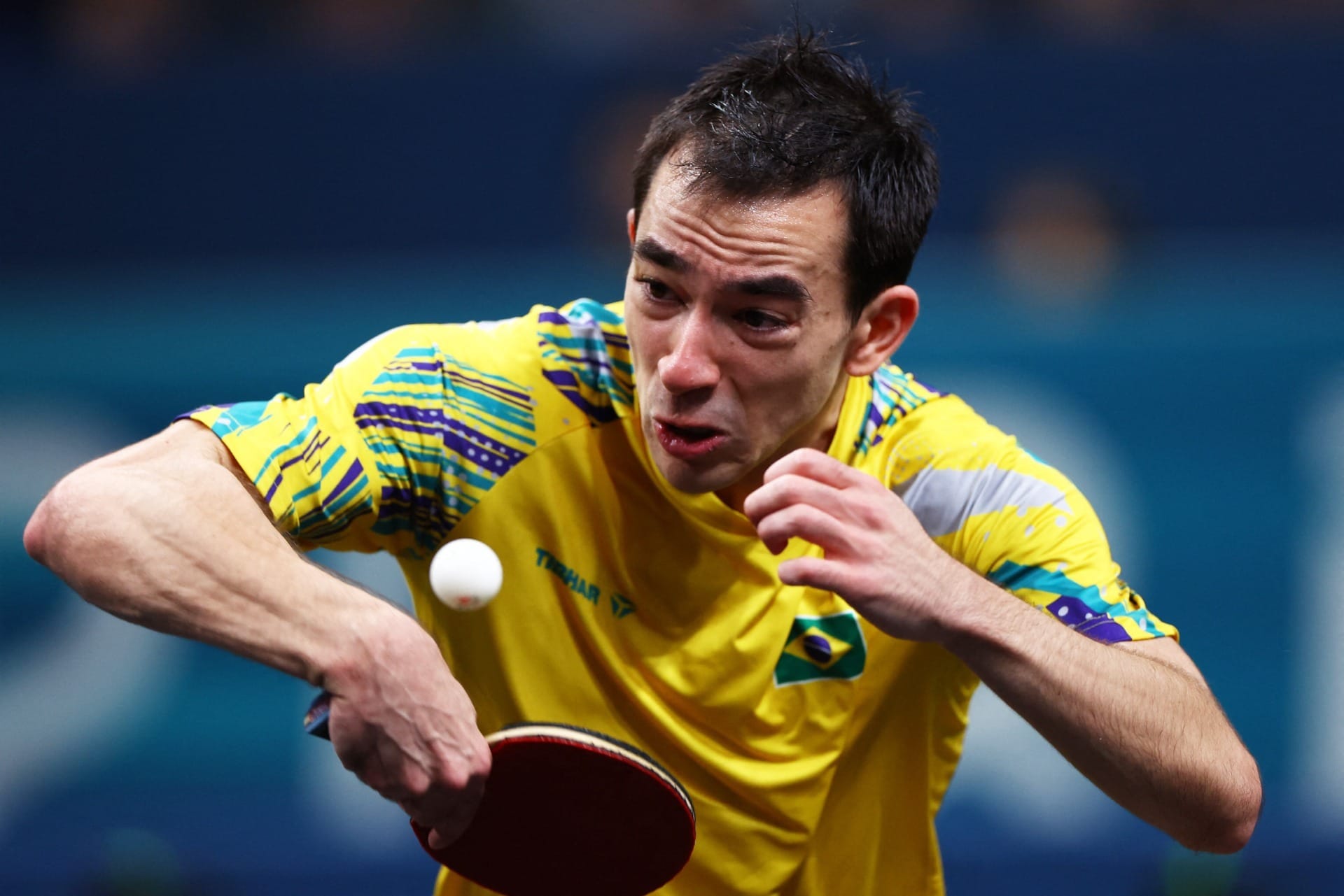 Hugo Calderano assume melhor lugar no ranking mundial de tênis de mesa