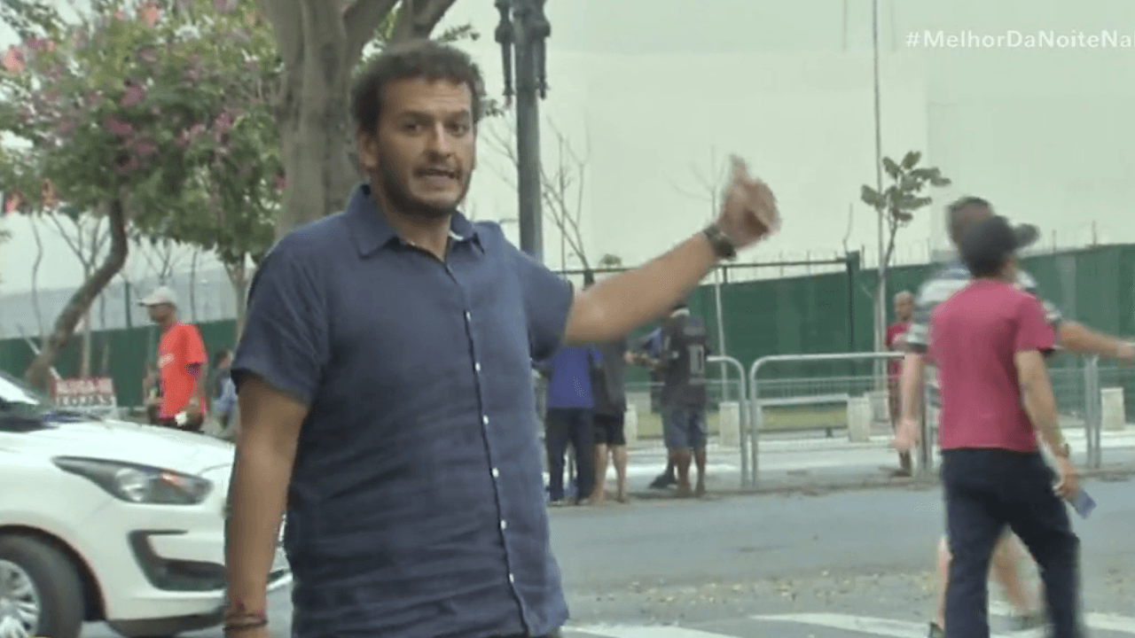 Repórter da Band é atacado por usuário durante reportagem: "Acionamos o 190"