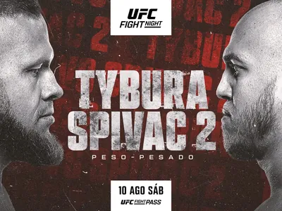 Assista às lutas do UFC Vegas 95: Tybura x Spivac 2