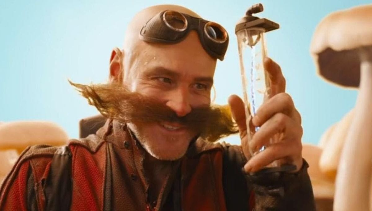 Jim Carrey em Sonic (Divulgação)