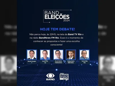 Debate na Band: Candidatos à Prefeitura do Rio falam sobre a expectativa