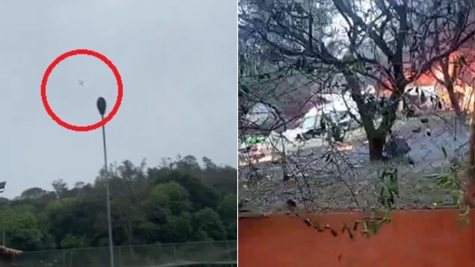 Avião com 61 pessoas cai em Vinhedo (SP); não há sobreviventes