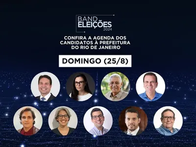 Confira agenda dos candidatos à Prefeitura do Rio neste domingo (25)