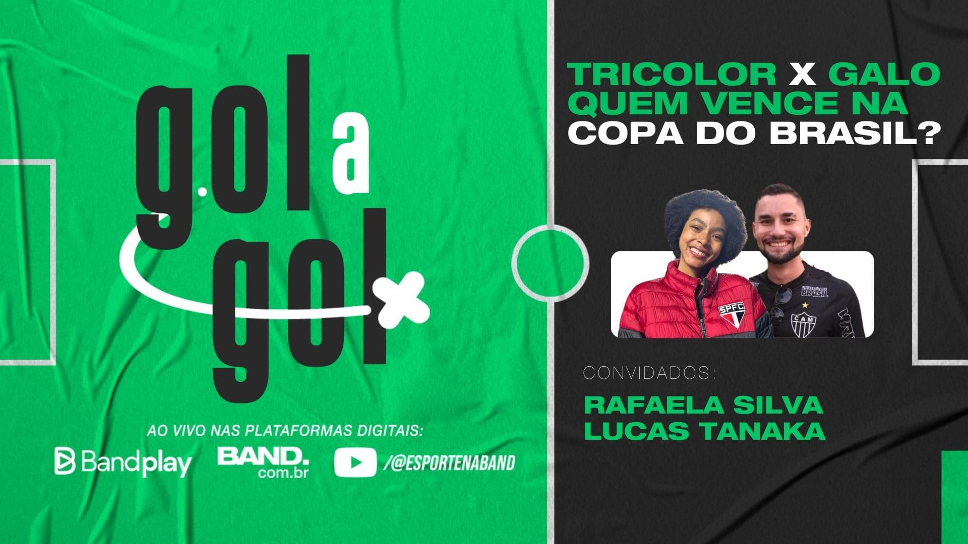 Gol a Gol: live debate jogos de ida da Copa do Brasil