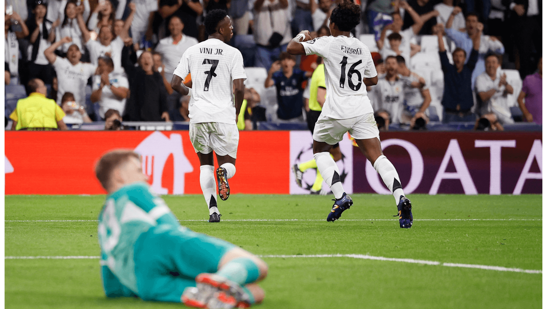 Endrick marca e Real Madrid estreia com vitória por 3 a 1 sobre o Stuttgart na Champions League