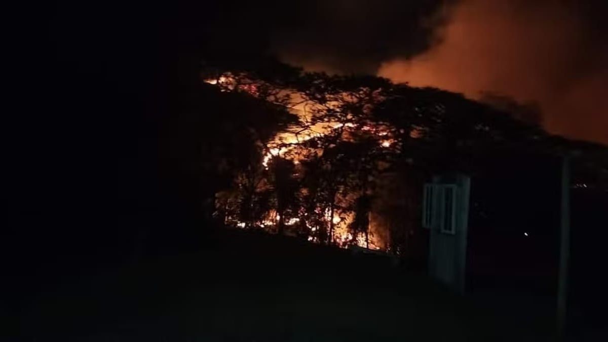Homem suspeito de iniciar incêndio em Valença, no Sul Fluminense, é preso
